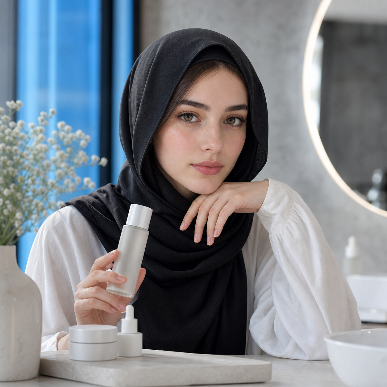 Contoh visual halal beauty Leyya